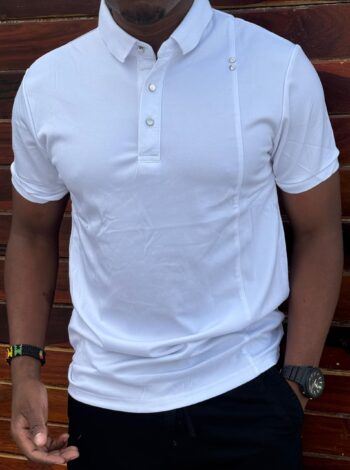 Classic Men T-shirt polo Dark green