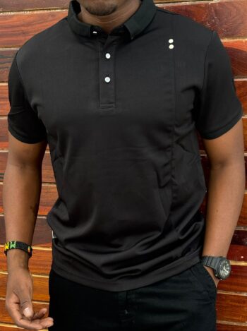 Classic Men T-shirt polo Dark green