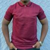 Classic Men T-shirt stripped red
