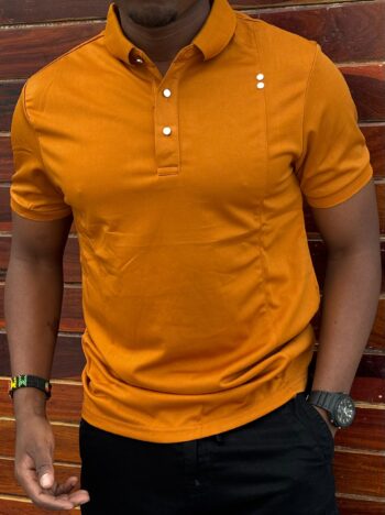 Classic Men T-shirt polo Dark green