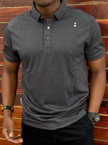 Classic Men T-shirt polo Dark green